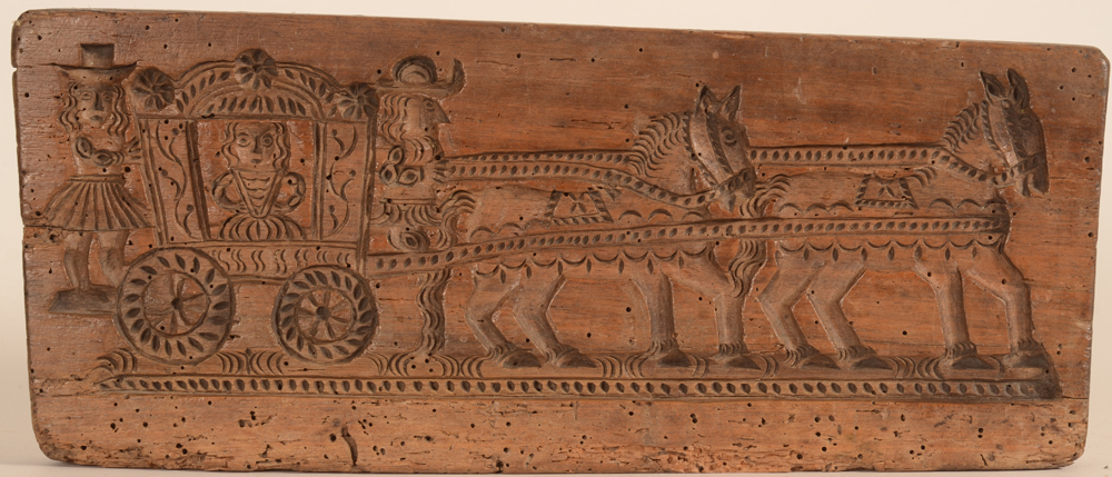 Speculoos mould — Une moule à speculoos datée 1792