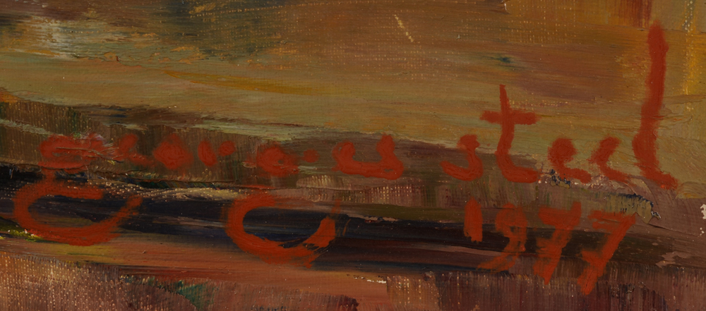Georges Steel — Signature of the artist and date, bottom right