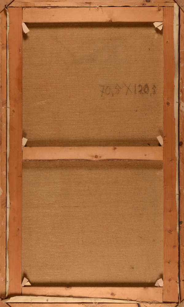Georges Steel — Back of the canvas