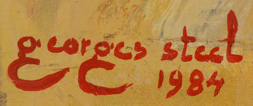 Georges Steel — Signature of the artist and date bottom left