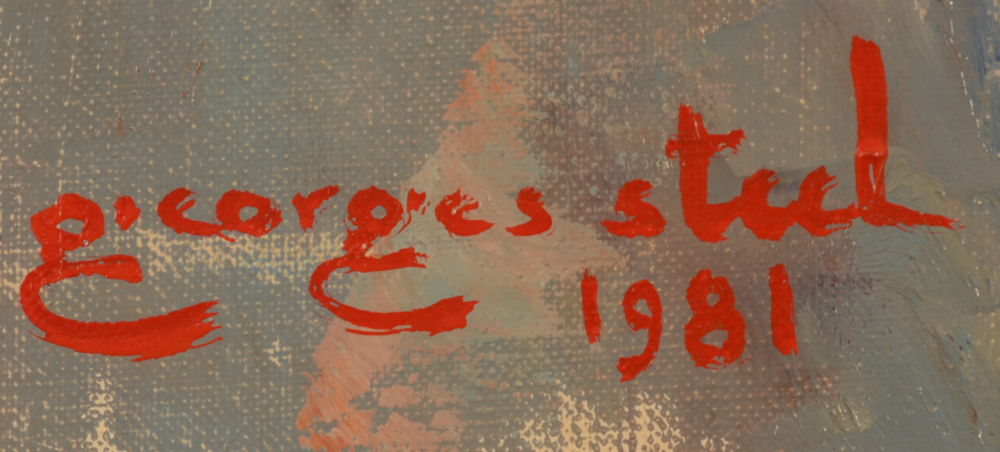 Georges Steel — Signature and date bottom left