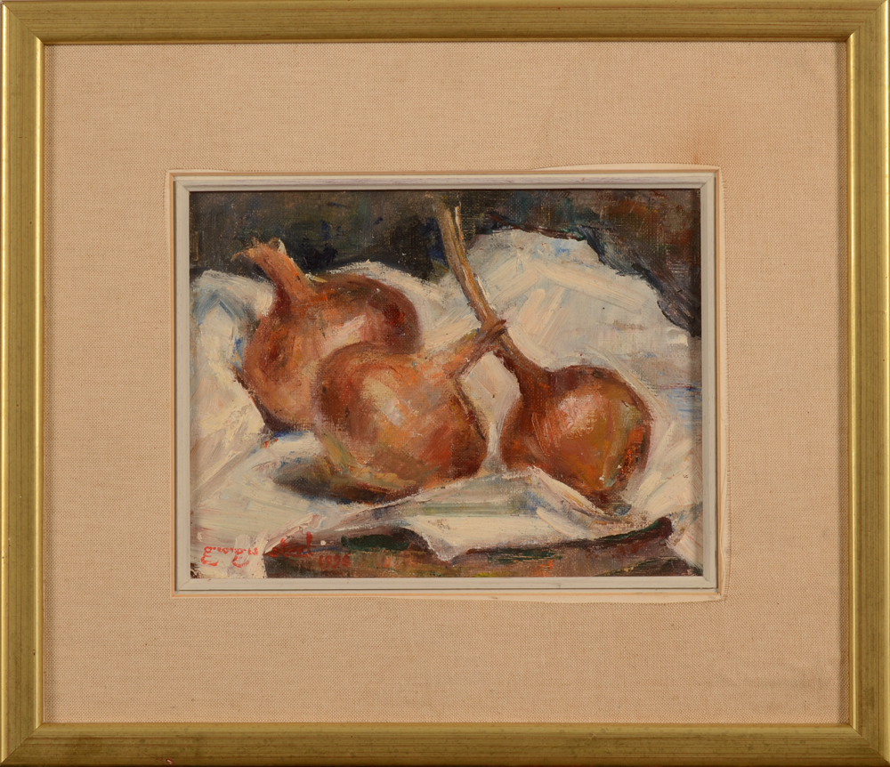 Georges Steel — the painting in its frame