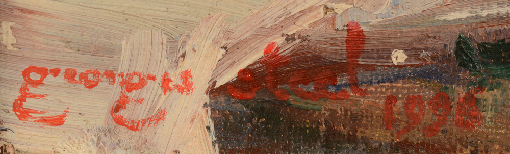Georges Steel — Signature of the artist and date, bottom left