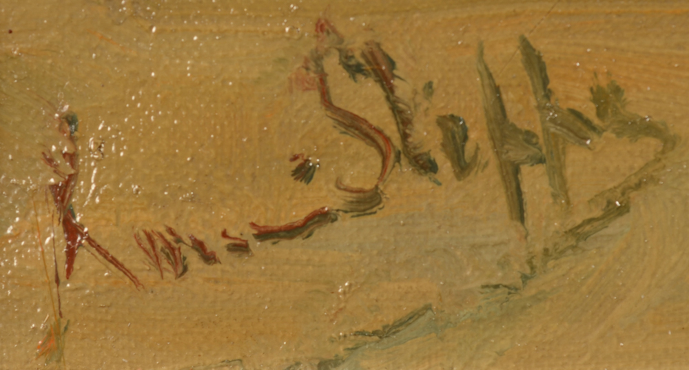 Romain Steppe — Signature of the artist bottom left