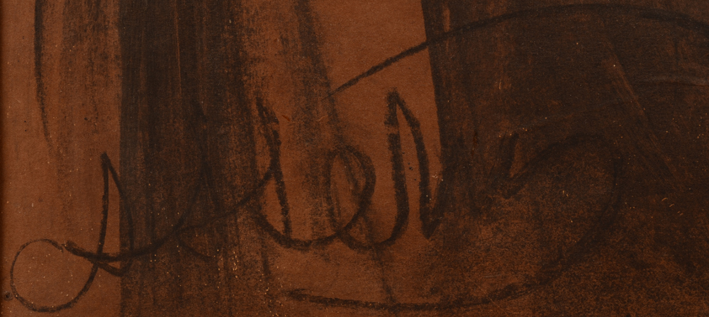 Arno Stern — Signature of the artist.