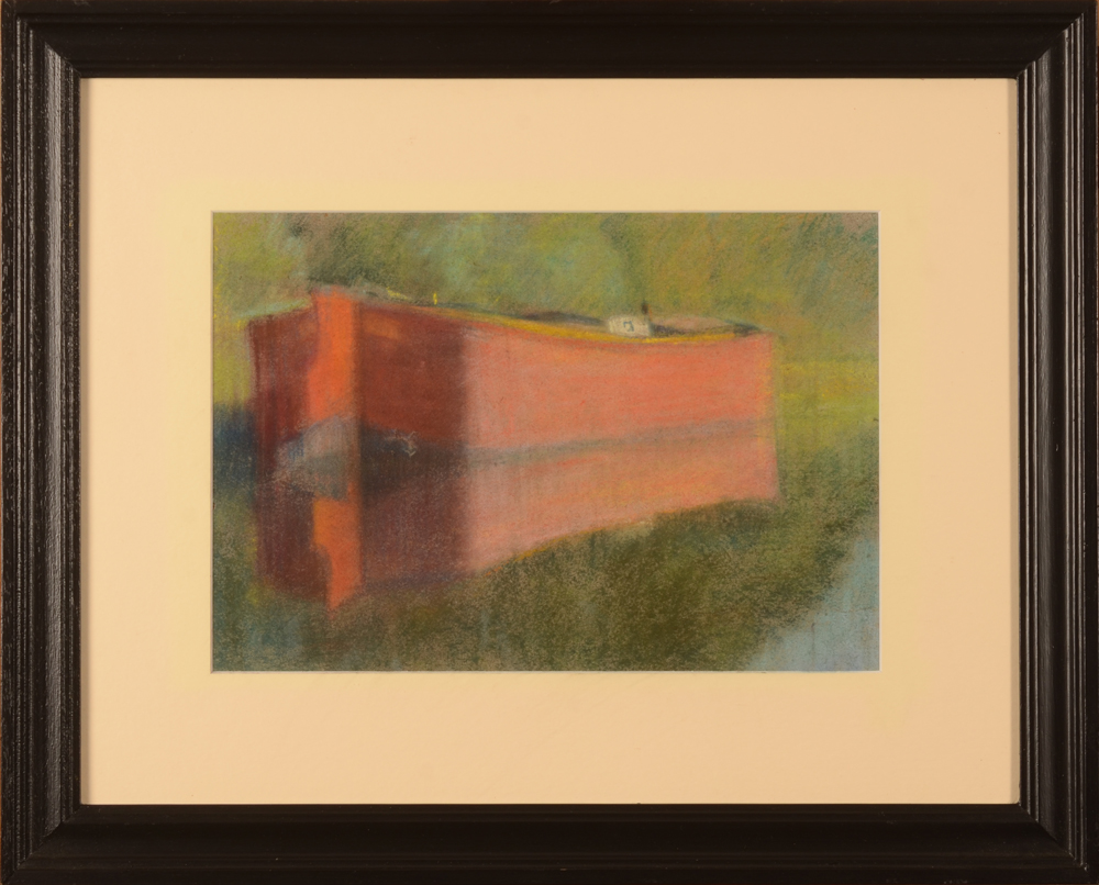 Jan Willem Grinwis Plaat Stultjes — The pastel in its frame