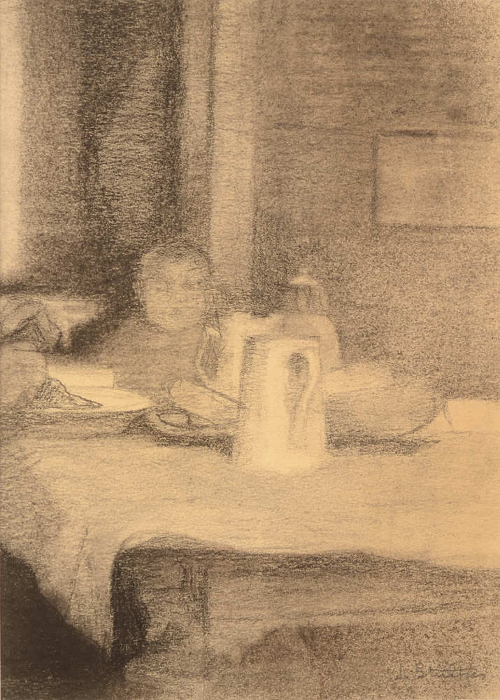 Jan Willem Grinwis Plaat Stultjes — the drawing without its frame