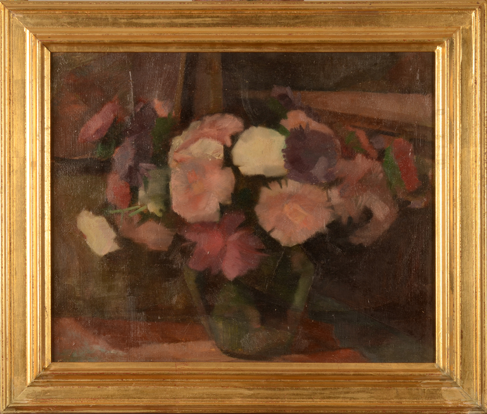 Jan Willem Grinwis Plaat Stultjes — The painting in its frame