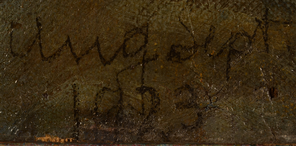 Jan Willem Grinwis Plaat Stultjes — Date, bottom left