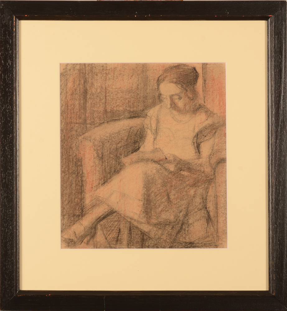 Jan Willem Grinwis Plaat Stultjes — The drawing in its frame