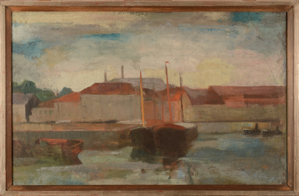 Jan Willem Grinwis Plaat Stultjes — The painting in its frame