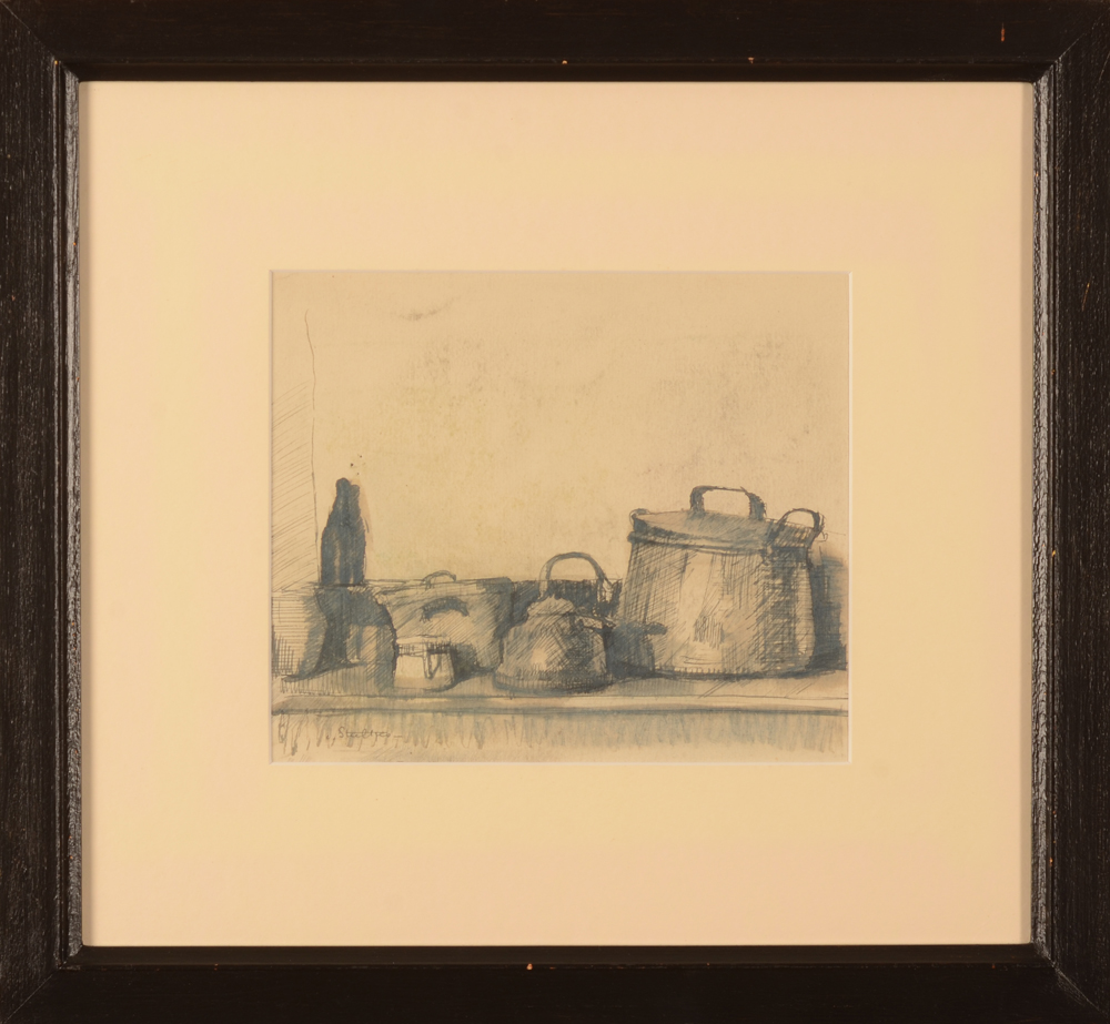 Jan Willem Grinwis Plaat Stultjes — the drawing in its frame