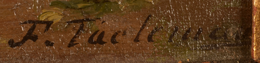 Jean François Taelemans — Signature of the artist, bottom right