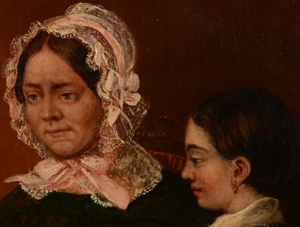 Jean Baptiste Tetar Van Elven — Detail of the head of the mother and a daughter