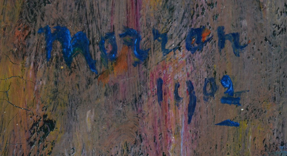 Georges Morren — Signature of the artist and date, bottom left