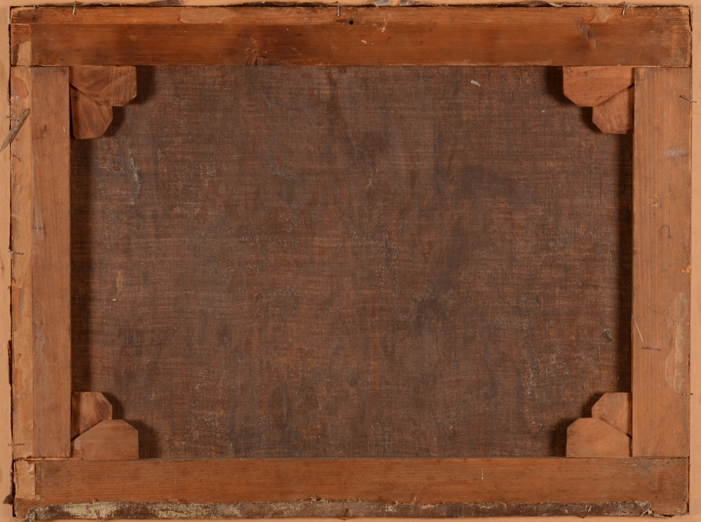 Albert Toefaert — Back of the painting