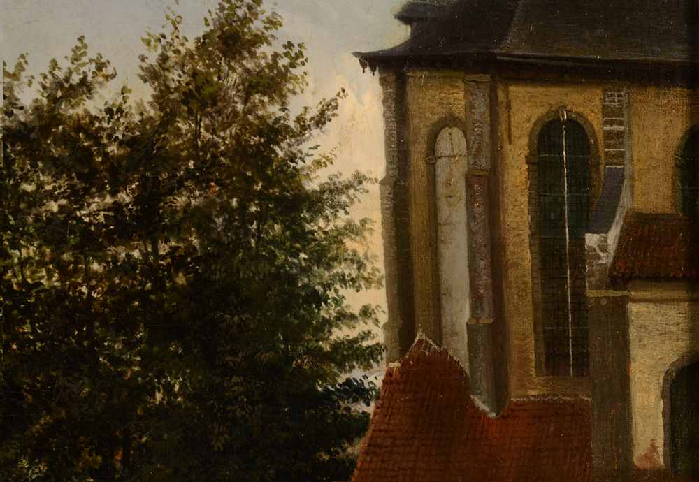 Unknown follower of François Boulanger, 19th century oil panting — Huile sur toile 19ième , environs de Fr. Boulanger (?)