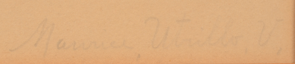 Maurice Utrillo (after) — Signature in pencil, bottom right