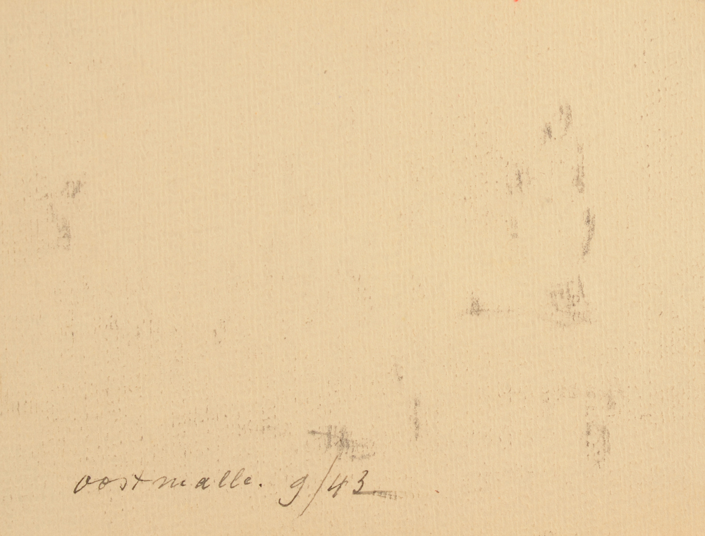 Walter Vaes — Back of the drawing