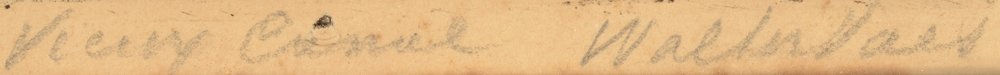 Walter Vaes Vieux Canal — Signature on the etching<br>