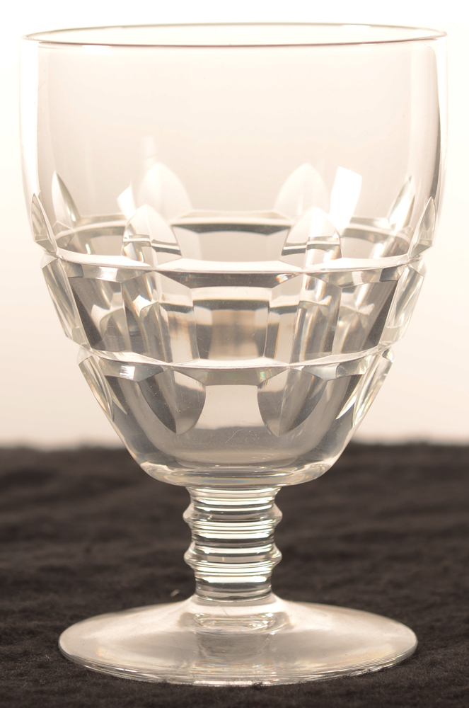 Val Saint-Lambert AD2 120 — Val St-Lambert, modele Art Deco, verre de vin en cristal, hauteur 120 mm&nbsp;