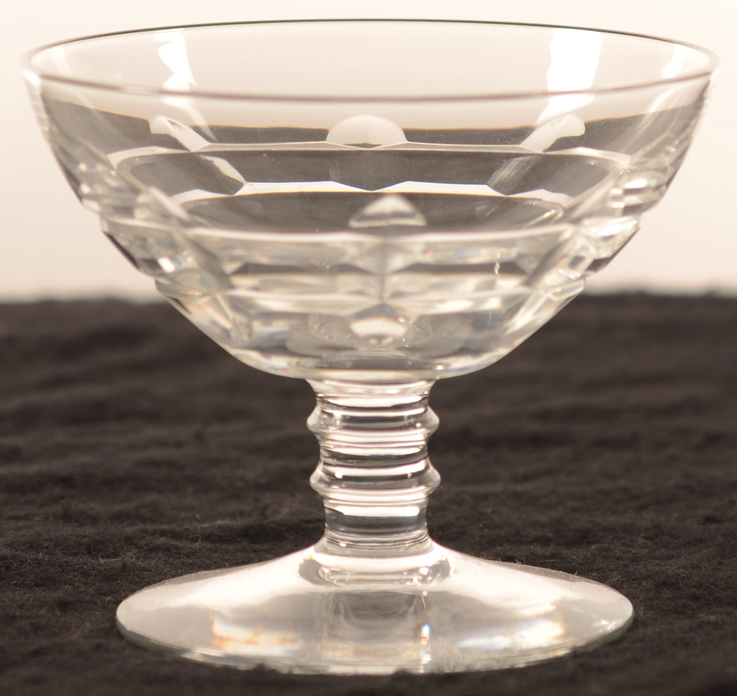 Val Saint-Lambert AD2 80 — Val St-Lambert, modele AD2, verre de vin en cristal, hauteur 80 mm&nbsp;