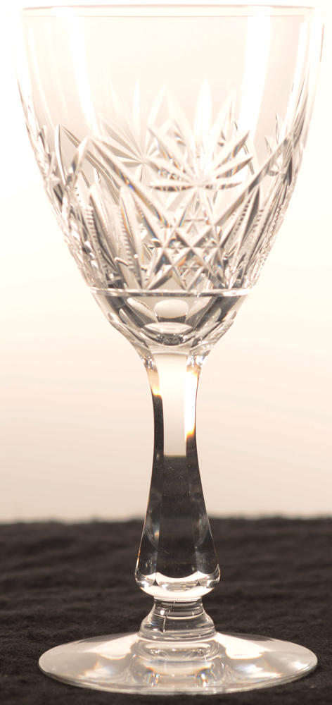 Val Saint-Lambert Lubin 183 — Val St-Lambert, modele Lubin, verre de vin en cristal, hauteur 183 mm&nbsp;<br>