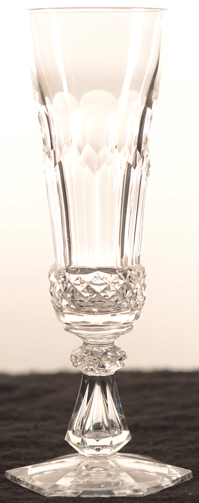 Val Saint-Lambert Nikita champagne flute 180 — Val St-Lambert, modele Nikita champagne flute, verre de vin en cristal, hauteur 180mm&nbsp;<br>