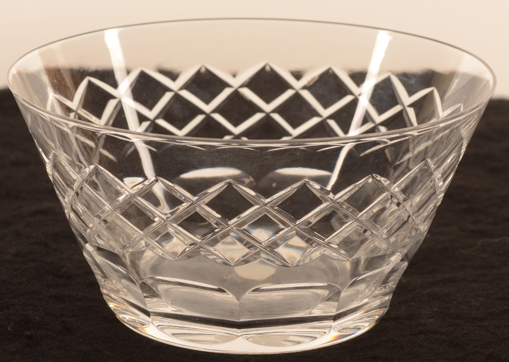 Val Saint-Lambert crystal bowl — <br>???????Bol en cristal<br>