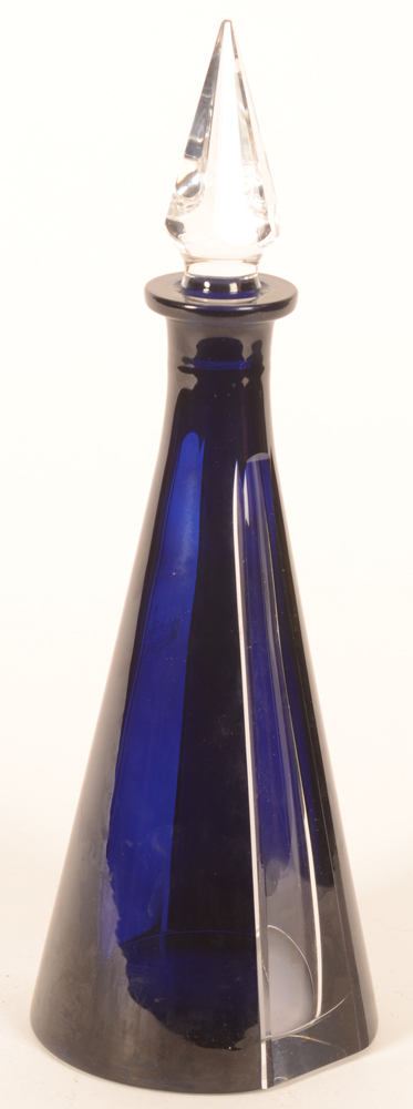 Val Saint-Lambert — Carafe signé Romano Carrera, des années '80-90