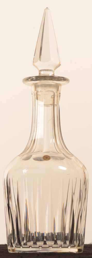 Val Saint-Lambert — Carafe en cristal taillé, probablement des années 1960-1970