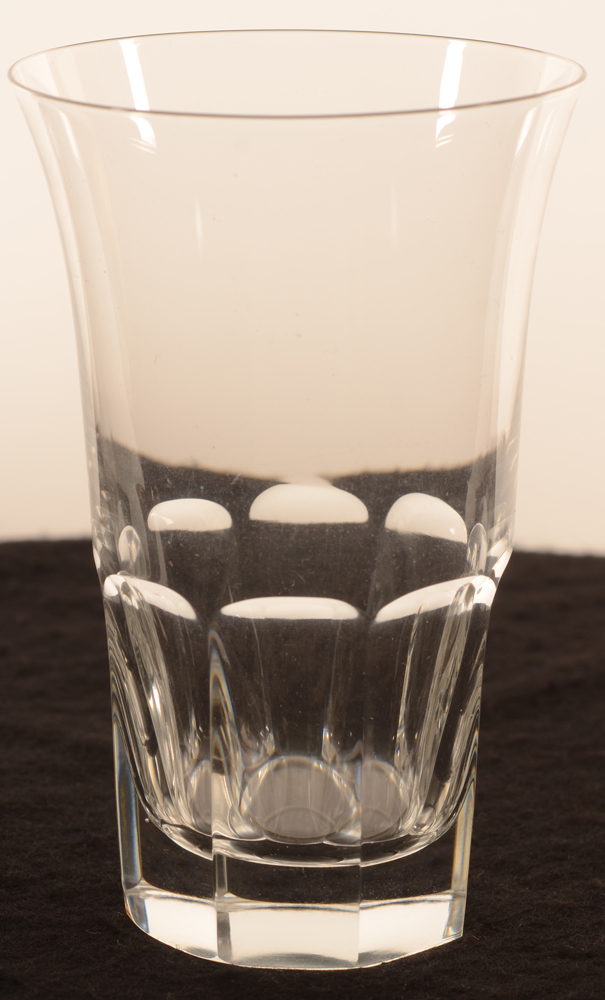 Val Saint-Lambert goblet 12,5 côtes plates — Goblet taille côtes plates