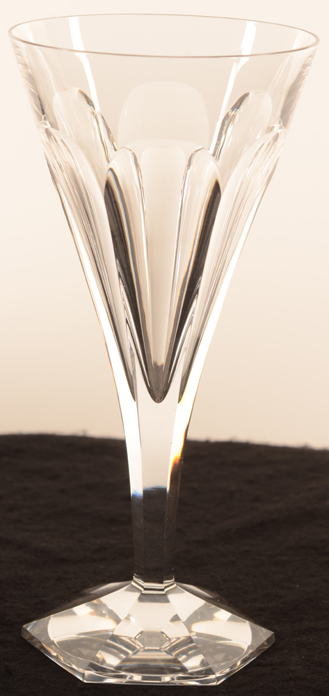 Val Saint Lambert Hafnia   — an art deco crystal water glass