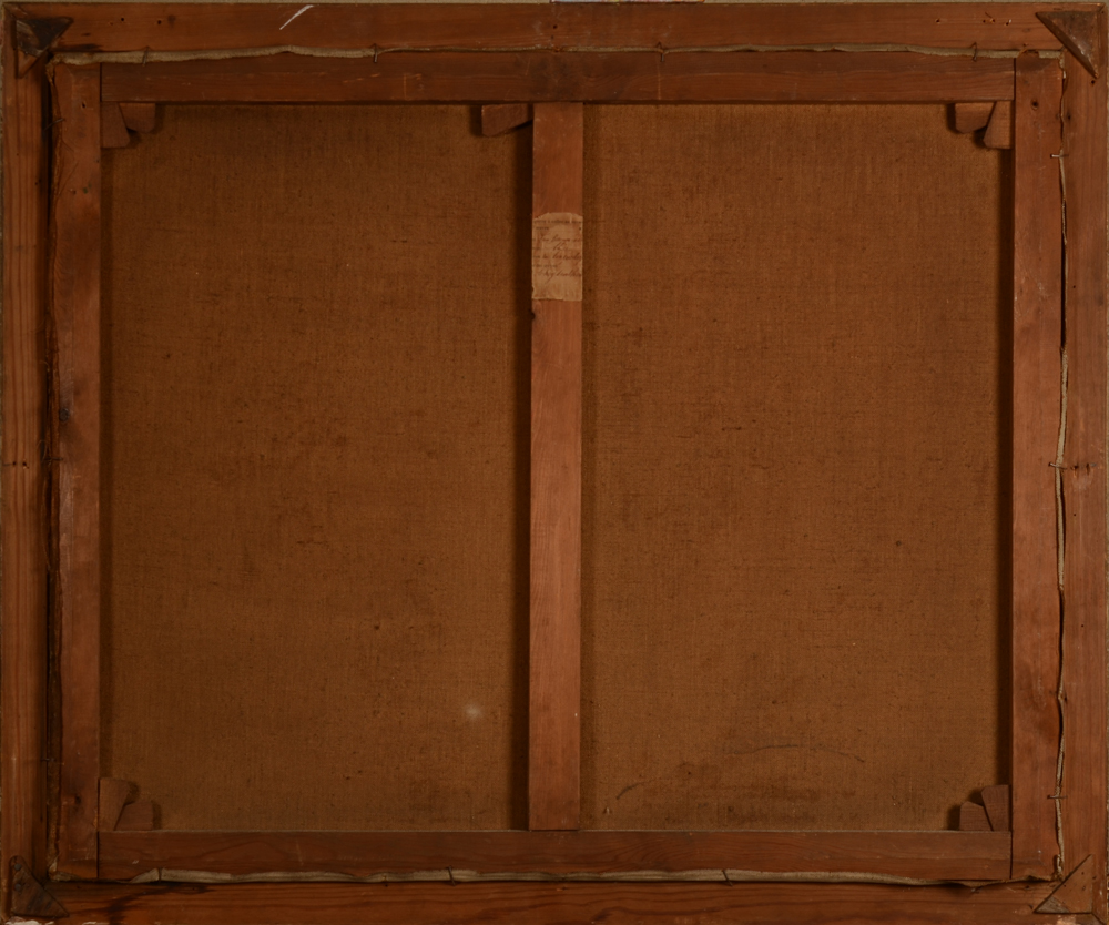 Alice Van Beveren - De Keghel Chrysanthèmes — Back of the painting