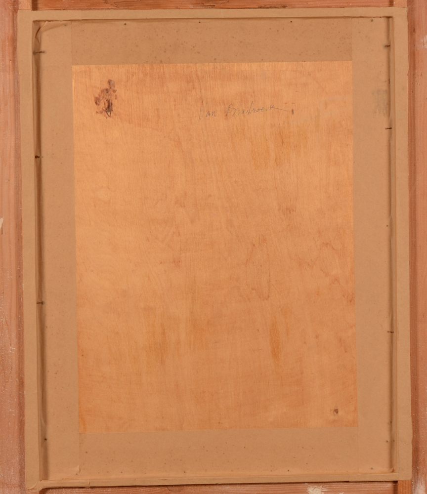 Jules Van Biesbroeck — Back of the painting