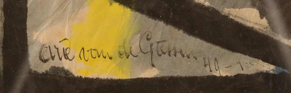 Arie Van de Giessen Pieta — Signature