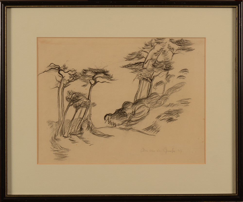 Arie Van de Giessen  — The drawing in its frame
