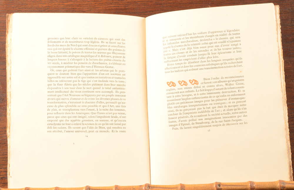 Henry Van de Velde — Another sample of the magnificent book design by the artist