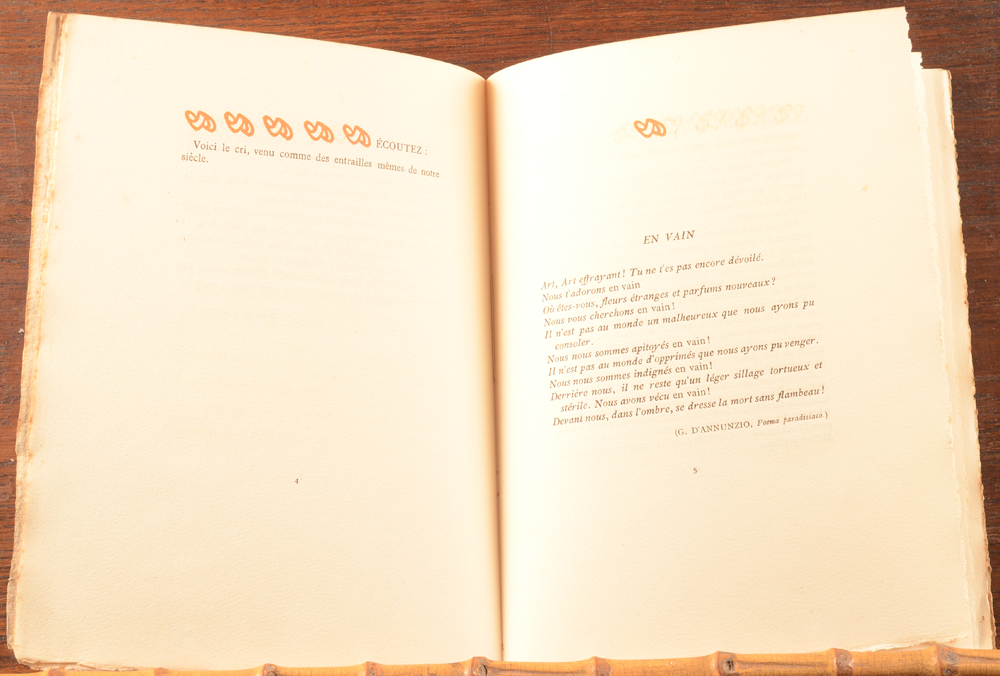 Henry Van de Velde — Small illustrations by Van de Velde, as well as the book design