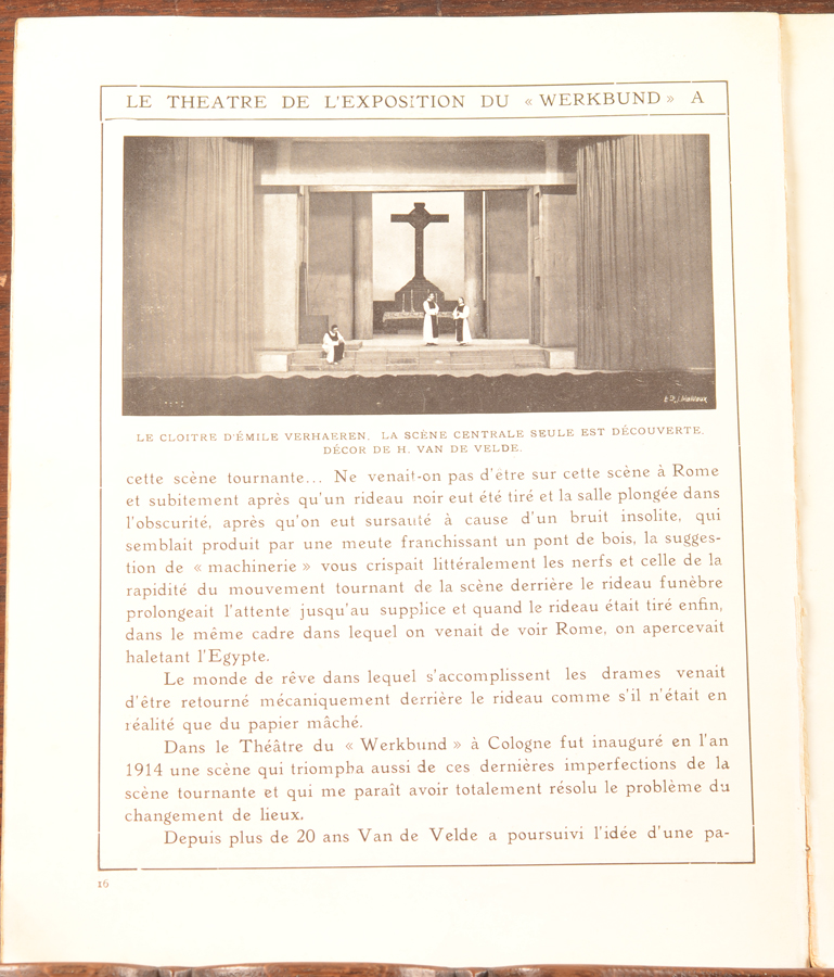 Henry Van de Velde — Illustration of one of the designs by Van de Velde for the theatre stage