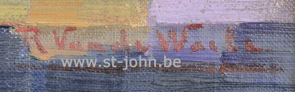 Raymond Van de Waele, signature, bottom right.