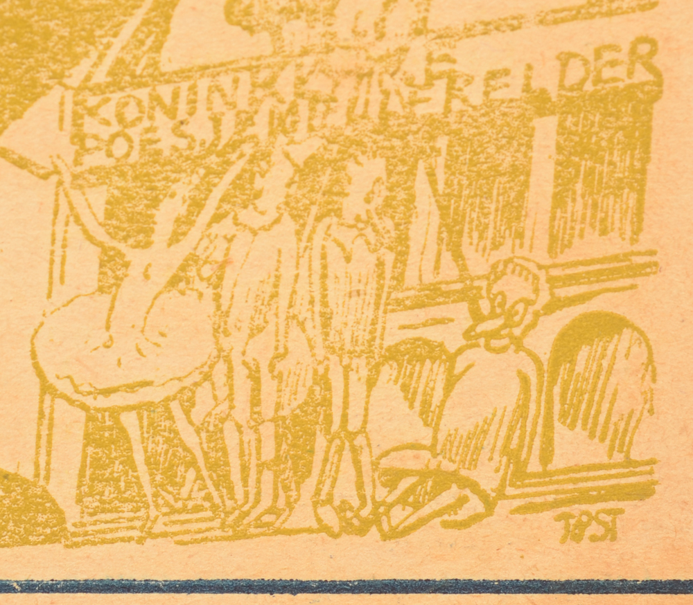 Frits Van den Berghe — Detail of the pseudonym siganture bottom right