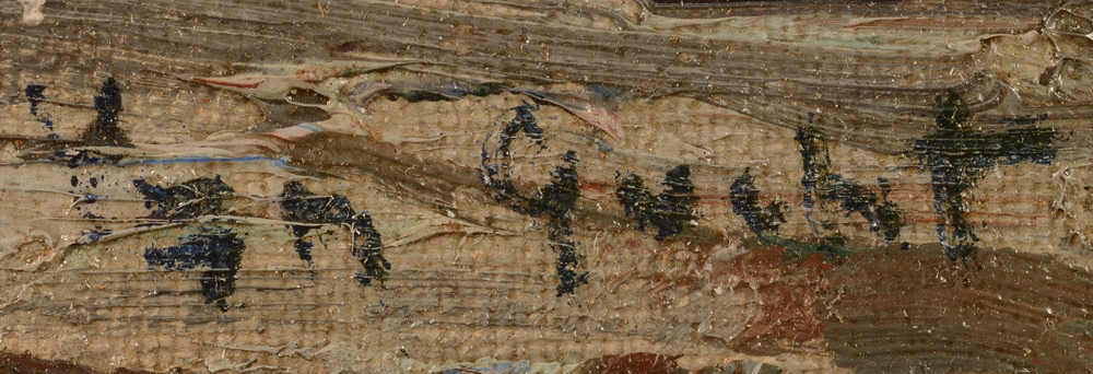 José Van Gucht — Signature of the artist, bottom left