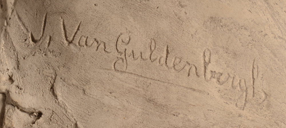 Jean Van Guldenbergh — Signature of the artist bottom left