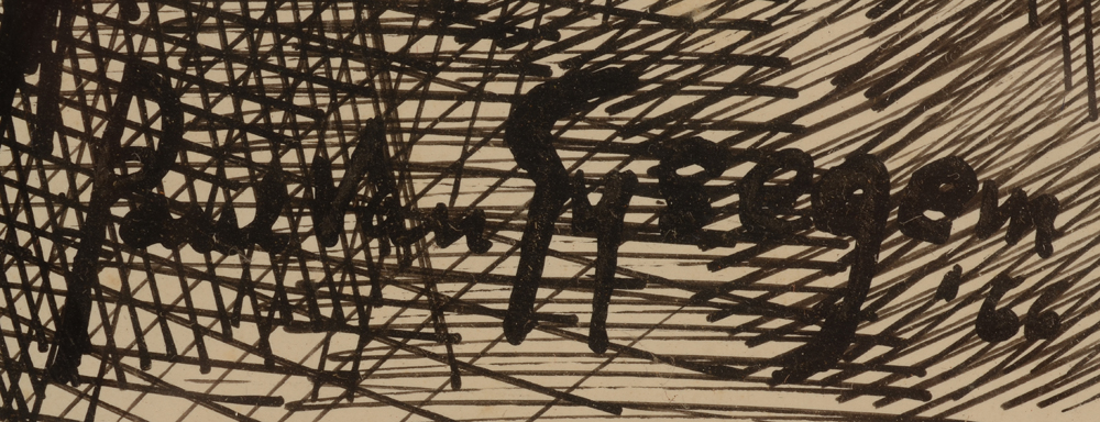 Paul Van Gysegem — Signature of the artist and date, bottom right<br>
