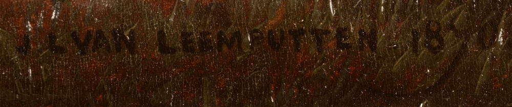 J.L. Van Leemputten — Signature of the artist and date, bottom right