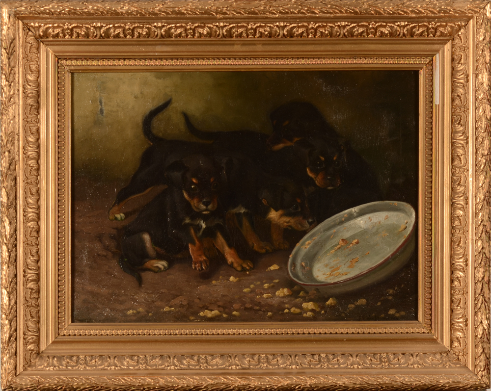 Jef Van Leemputten — The painting in its frame