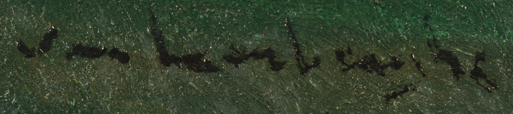 Karel Van Lerberghe The Apple Trees — Signature