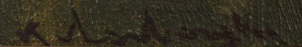 Karel Van Lerberghe Water Landscape — Signature