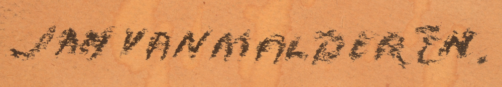 Jan Van Malderen — Signature of the artist, bottom right